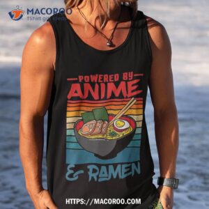 powered by anime amp ra love noodles kids shirt tank top