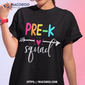 pre k squad back to school team teacher student shirt tshirt 1