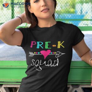 pre k squad pre k teacher student team back to school shirt tshirt 1