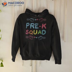 pre k squad preschool teacher back to school shirt hoodie