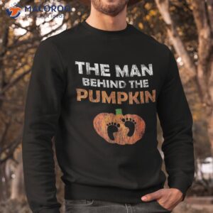 pregnant halloween costume for dad expecting lil pumpkin shirt sweatshirt