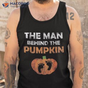 pregnant halloween costume for dad expecting lil pumpkin shirt tank top