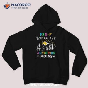 Prek Where The Adventure Begins Back To School Teachers Shirt