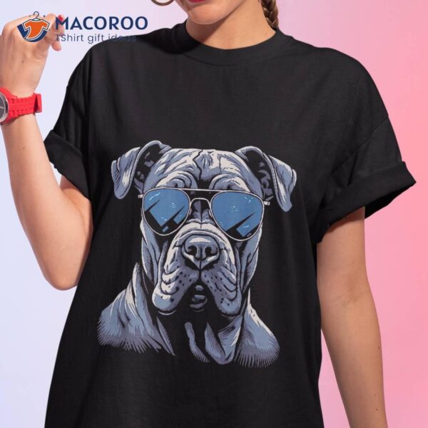 Presa Canario With Sunglasses Cane Corso Shirt