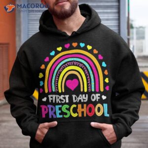 preschool back to school shirt happy first day of hoodie