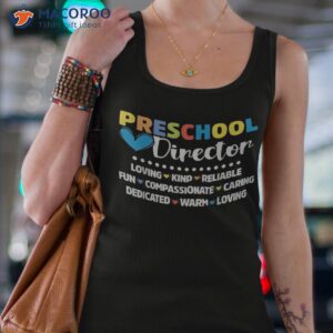 preschool director back to school daycare appreciation shirt tank top 4