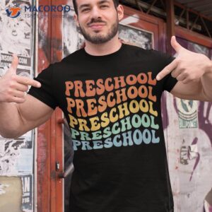 preschool teacher first day school back to pre k kids shirt tshirt 1