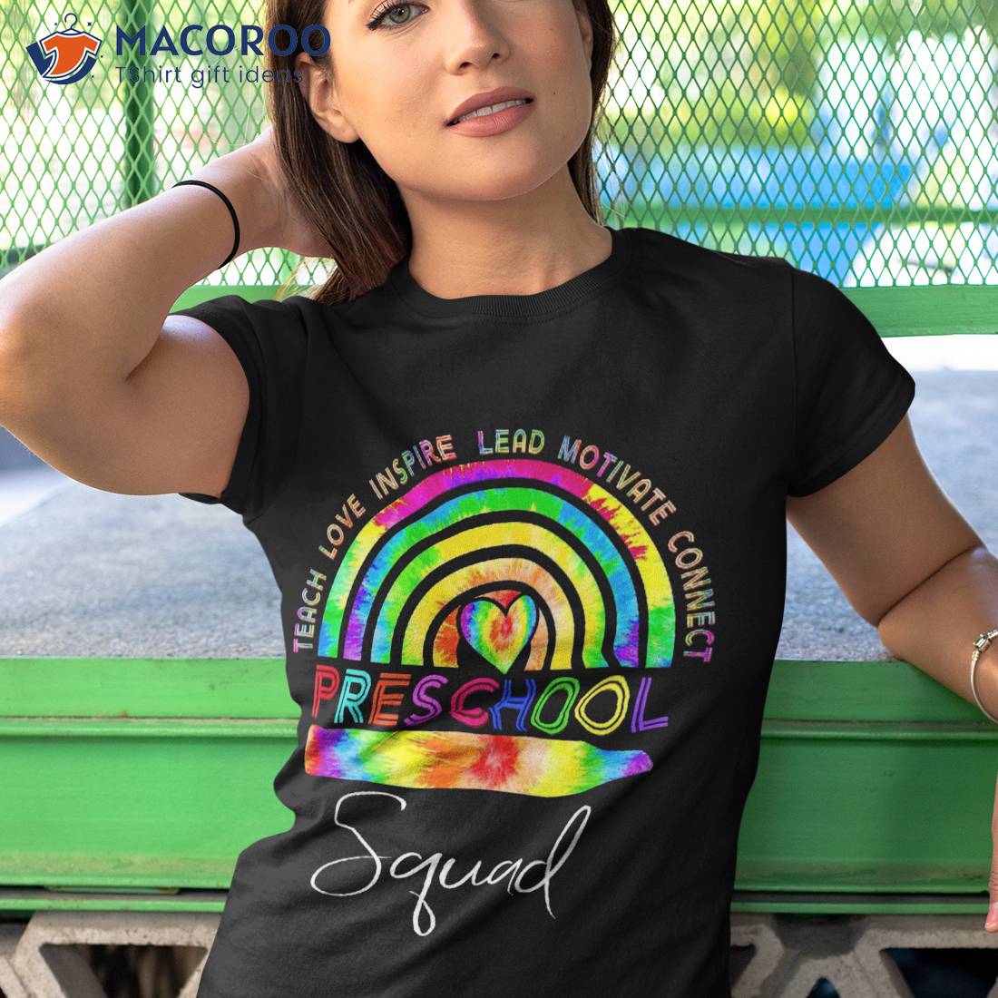 Kindergarten Teacher Back To School Retro Vintage Rainbow Shirt