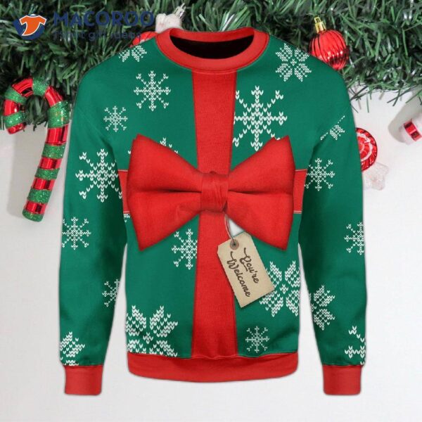 Present An Ugly Christmas Sweater