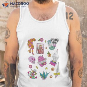 pretty in ink collab shirt tank top
