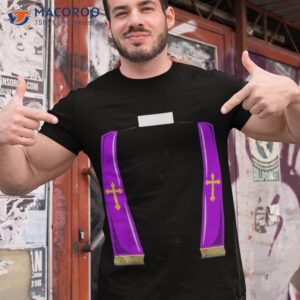 priest costume halloween preacher boys shirt tshirt 1