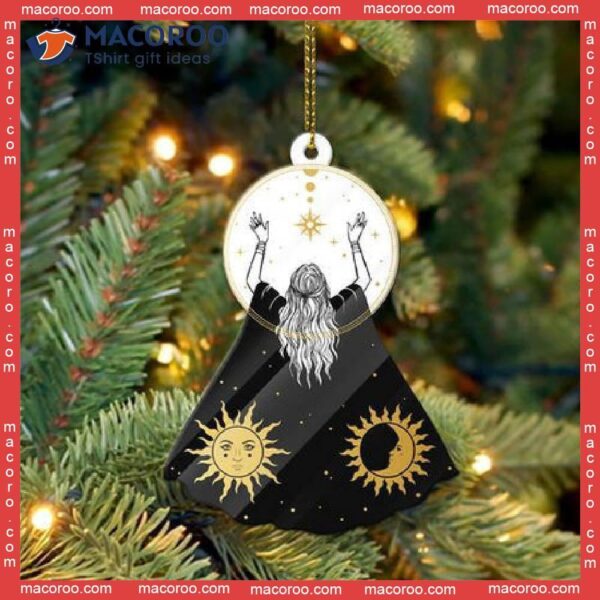 Priestess Sun And Moon Celebration Custom-shaped Christmas Acrylic Ornament