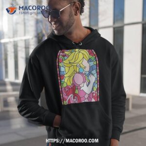 Princess Peach Stained Glass Window Super Mario Bros Shirt