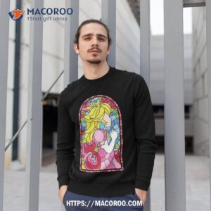princess peach stained glass window super mario bros shirt sweatshirt 1