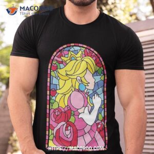 Princess Peach Stained Glass Window Super Mario Bros Shirt Princess Peach Stained Glass Window Super Mario Bros Shirt