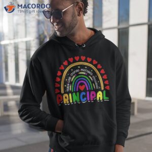 principal rainbow appreciation funny back to school teacher shirt hoodie 1