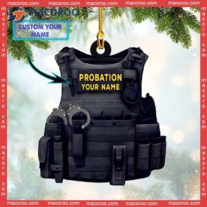 Probation Custom-shaped Name Christmas Acrylic Ornament