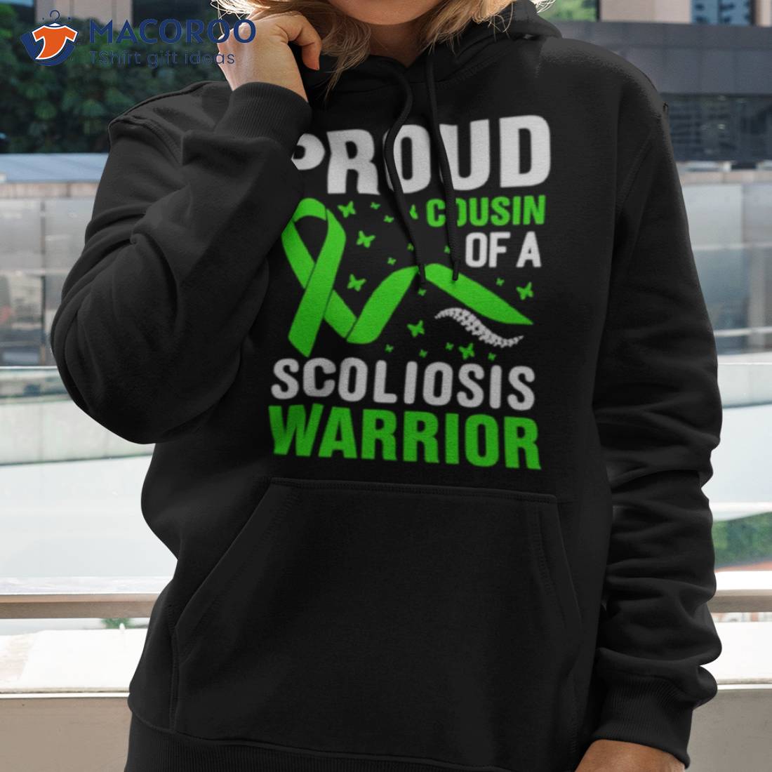 Proud Cousin Of A Scoliosis Warrior Green Ribbon Shirt Proud Cousin Of A Scoliosis Warrior Green Ribbon Shirt