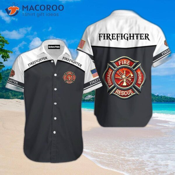 Proud Firefighter Hawaiian Shirts