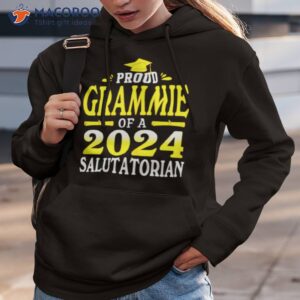 proud grammie of a 2024 salutatorian graduate graduation shirt hoodie 3