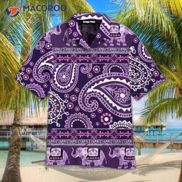 Psychedelic Hawaiian Elephant Shirts