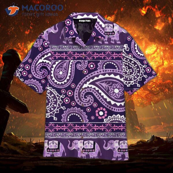 Psychedelic Hawaiian Elephant Shirts