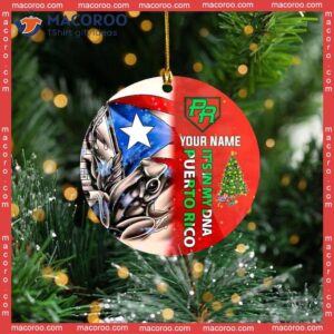 Puerto Rican Car Custom Name Christmas Ceramic Ornament