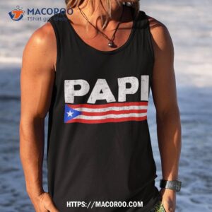 puerto rico flag rican boricua fathers day dads shirt tank top