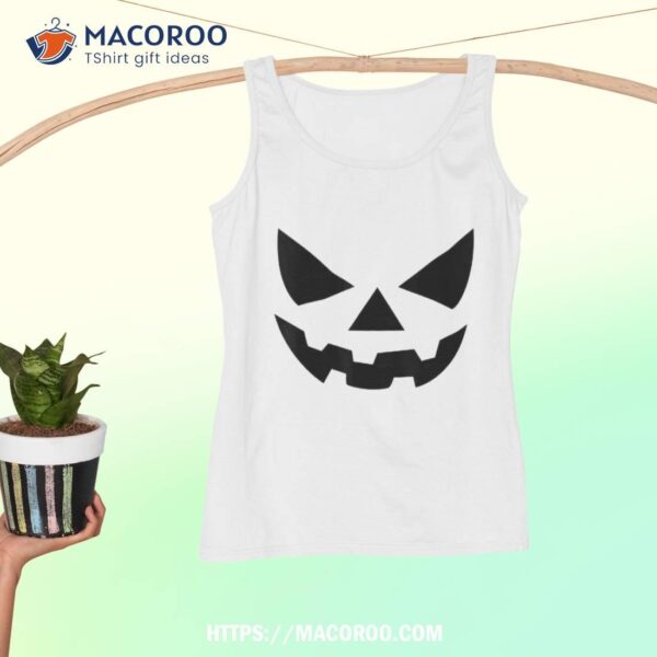 Pumpkin Face Shirt Jack O Lantern Matching Halloween, Halloween Christmas Decoration