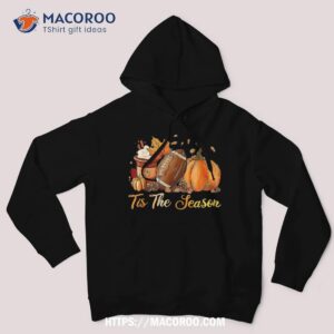 Pumpkin Spice Football Tis The Season Fall Thanksgiving Long Shirt, Unique Halloween Gifts
