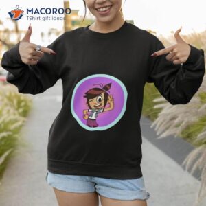 purple art the ghost and molly mcgee shirt sweatshirt
