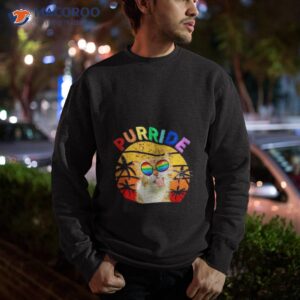 Purride Cat With Pride Sunglasses Shirt 2 purride cat with pride sunglasses shirt sweatshirt