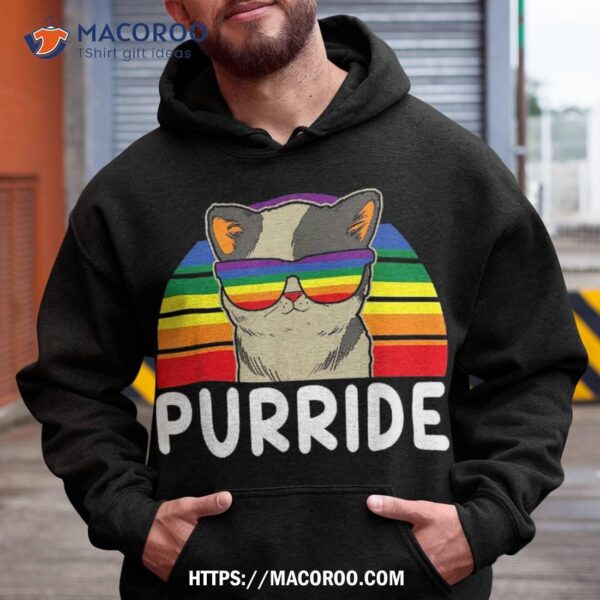 Purride Funny Cat Mommy, Mom, Colorful With Sunglass Shirt