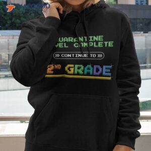 Quarantine Level Complete Back To School 2nd Grade Gamer Shirt