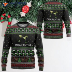 Quarantine Ugly Christmas Sweater
