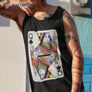 queen of spades playing cards halloween costume casino easy shirt tank top 1