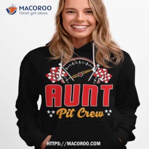 race car birthday party matching family aunt pit crew shirt hoodie 1