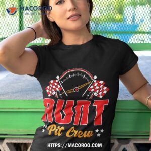 Race Car Birthday Party Racing Family Grandma Pit Crew Shirt