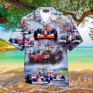 racing car printed hawaiian shirts 1