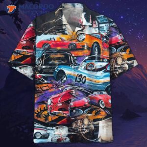 Racing Car-themed Hawaiian Shirts