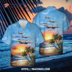 Raf No 11 Squadron Typhoon Hawaiian Shirt
