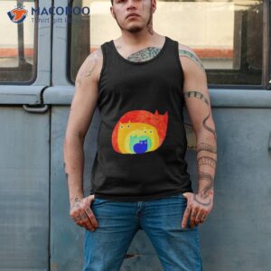 rainbow cats shirt tank top 2