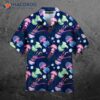 Rainbow-jellyfish-patterned Hawaiian Shirts