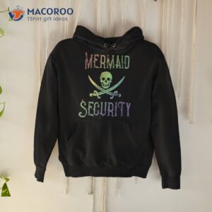 rainbow pirate mermaid security halloween costume party shirt hoodie