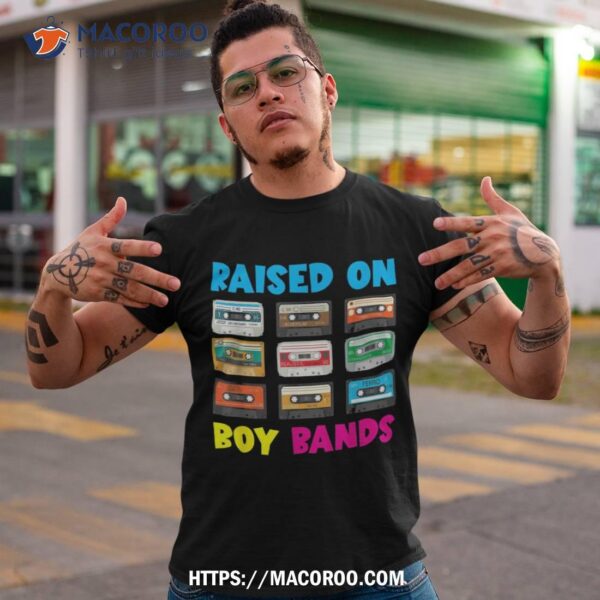 Raised On 90s Boy Bands Cassette Tape Retro Shirt