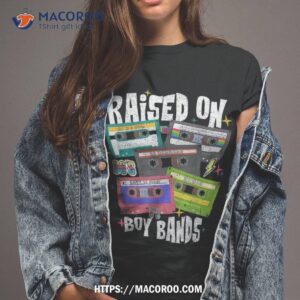 raised on 90s boy bands cassette tape retro shirt tshirt 2