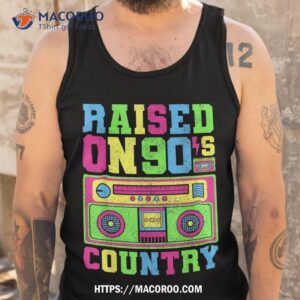 raised on 90s country music country concert outfit shirt tank top