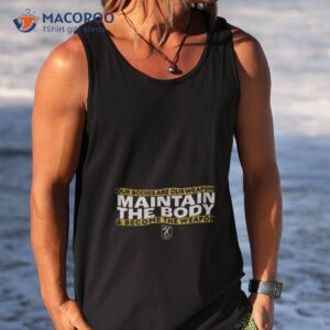 rangerup memento mori maintain the body shirt tank top
