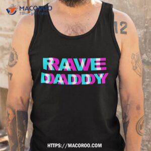 rave daddy edm music festival father optical illusion trippy shirt tank top