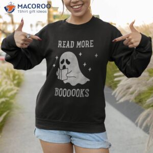 read more boooooks cute ghost halloween shirt sweatshirt